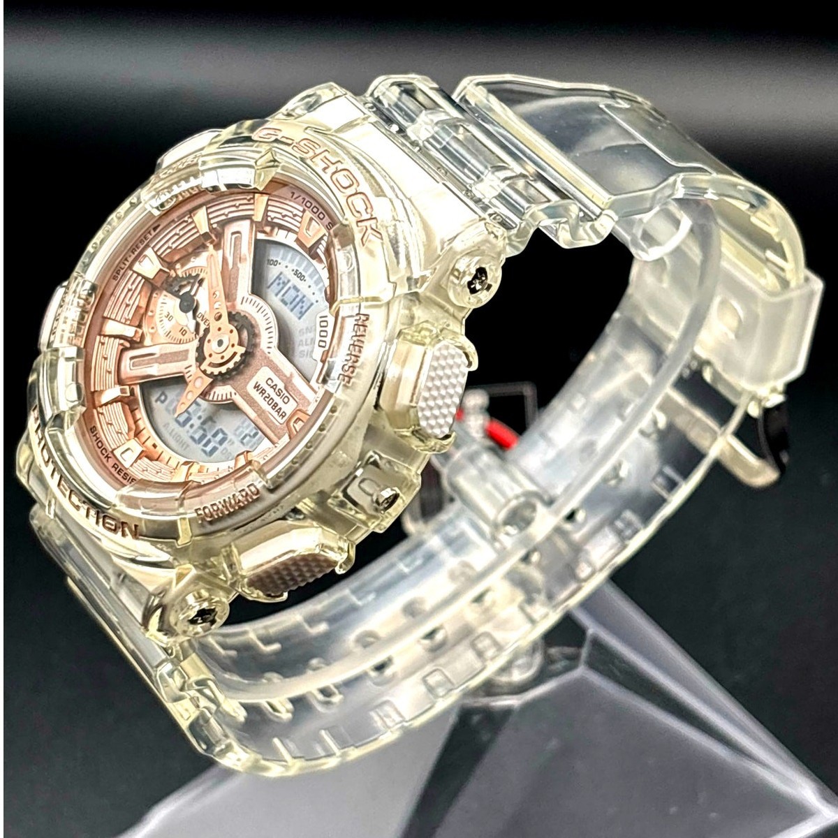 Casio G-Shock GMA-S110F-7A Tribal Rose White Analog Digital Women\'s Watch NIB Women main image 2