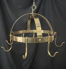 Vintage Brass Pot Hanging Rack GA20801