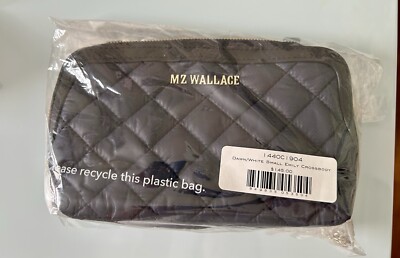 MZ WALLACE Small Emily Crossbody in Dawn (Navy) Rec Oxford Nylon - NEW WITH TAGS
