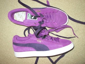 purple ladies sneakers