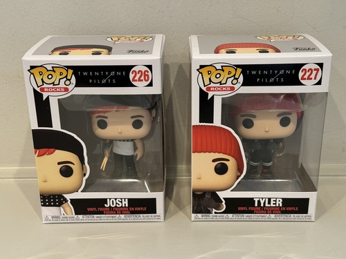 Twenty One Pilots Funko POP! Set! #226 Josh & #227 Tyler NEW! **VAULTED** - Picture 4 of 9