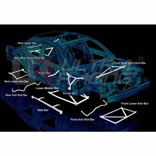 Ultra Racing para 1996-2000 HONDA CIVIC EJ9 1.5 1.6/EK8 barra oscilante trasera antirrodillo - Imagen 3 de 7