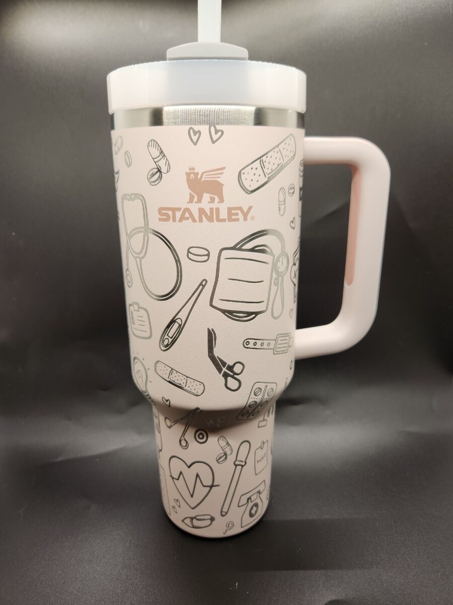 Sunflower Stanley Quencher 40oz, Stanley Mug, Engraved Tumbler, Engraved  Stanley, Floral Stanley, Full Wrap Stanley, Travel Mug With Handle 