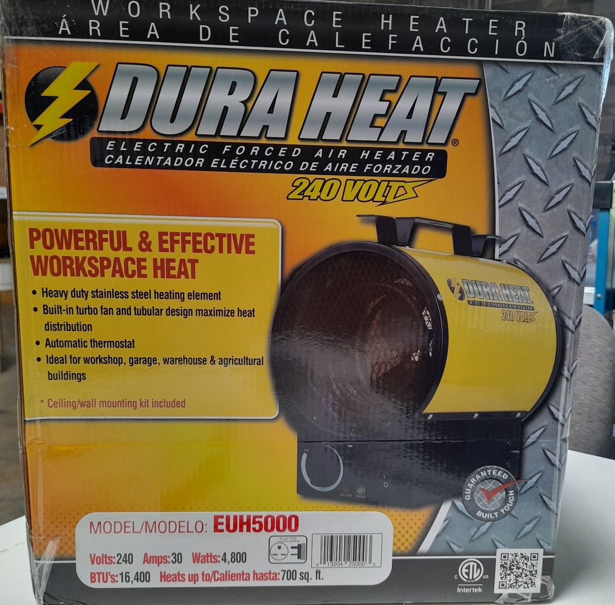 Dura Heat EUH5000 Electric Forced Air Heater | eBay
