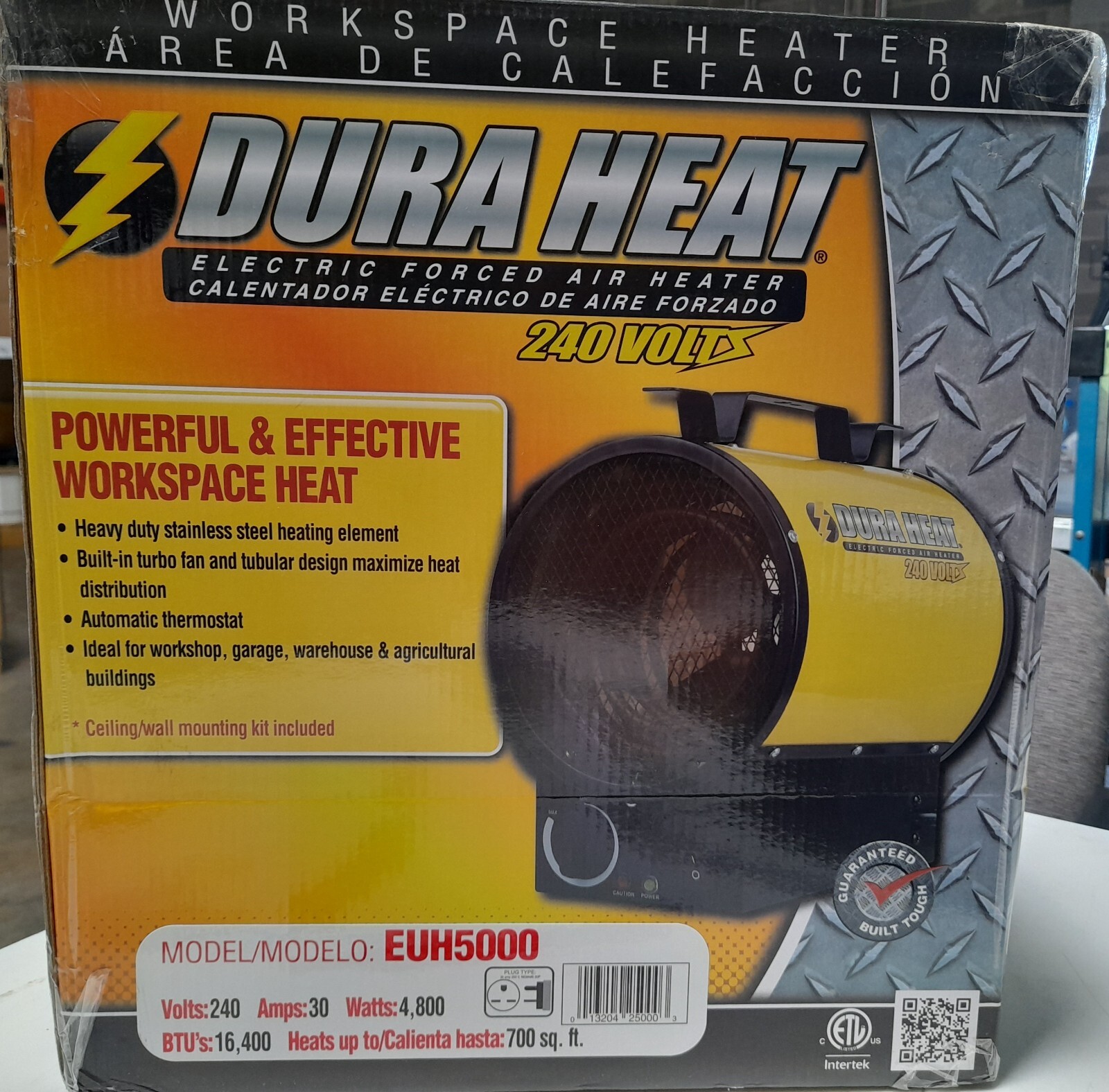 Dura Heat EUH5000 Electric Forced Air Heater | eBay