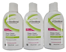 Phisoderm Deep Clean CREAM CLEANSER Normal to Dry Skin 6oz / 3 pack