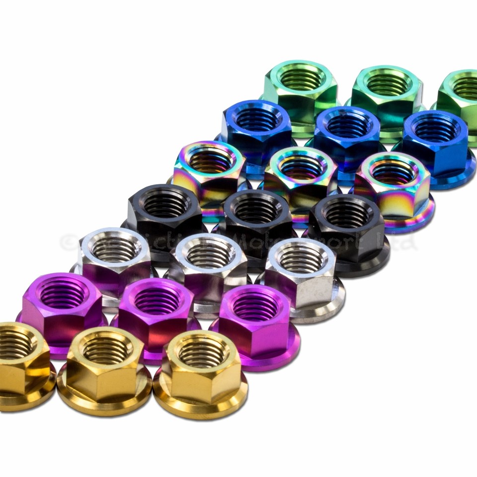 5-Piece Titanium Brake Rotor Bolt Set M8 X 33mm For Suzuki GSXR1000 K1-K3 - Grade 5 Titanium