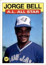 1986 Topps Baseball #718 George Bell All-Star