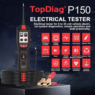 NewHot P150 Automative Circuit Tester Power Probe Electric Voltage Tester 6-30V