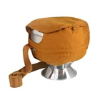 Traditional Thai Buddhist Monk 's Alms-Bowl Stainless Steel Seagull Brand 8"