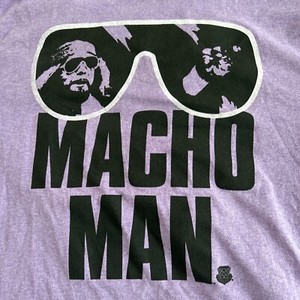Macho Man Randy Savage Sunglasses RARE WWF WWE NWO Madness Oh Yeah!! Sz L New