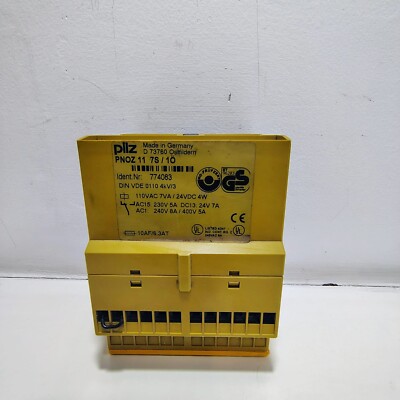 PILZ 774083 PNOZ-11-110VAC-24VDC-7N/O-1N/C  110VAC 4W