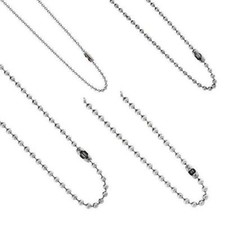 Stainless Steel Bead Ball Chain Necklace, Bracelet or Anklet 2mm, 3mm, 4mm, 5mm