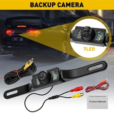Car Rear View Backup Camera Parking Reverse Back Up Camera Waterproof CMOS 7LED