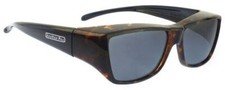 Jonathan Paul Neera NR003 Large Polarized Fitovers Sunglasses Leopard Black/Grey