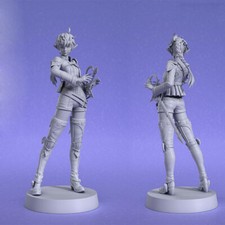 Alisaie Leveilleur 1/8 24cm 3D print figure Model Kit Unpainted Unassembled GK