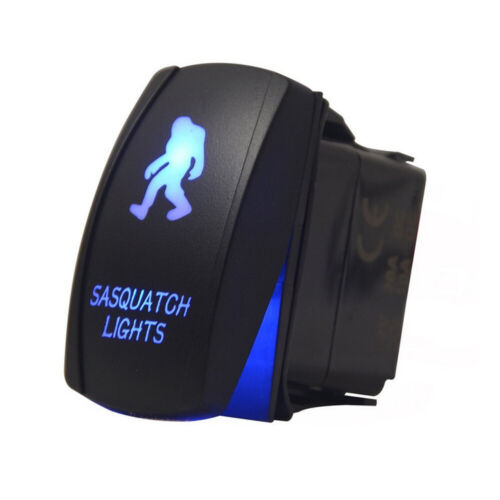 Auto KFZ 12V 20A Wippschalter Wippenschalter Laser LED beleuchtet Einbauschalter - Bild 12 von 21
