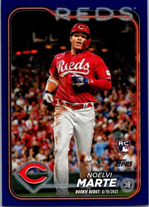 2024 Topps Update #US187 Noelvi Marte Royal Blue