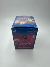 L'eggs Size Q Sheer Panty Sheer Vintage Pantyhose Black Mist Sheer Toe #91340