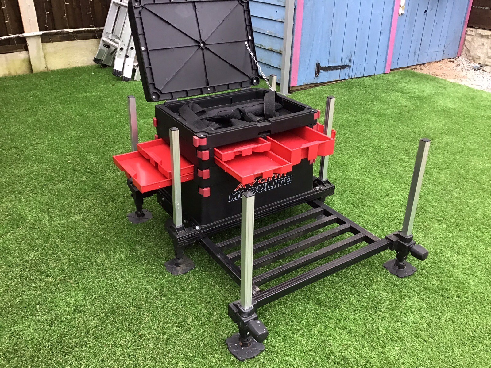 fishing seat box used eBay