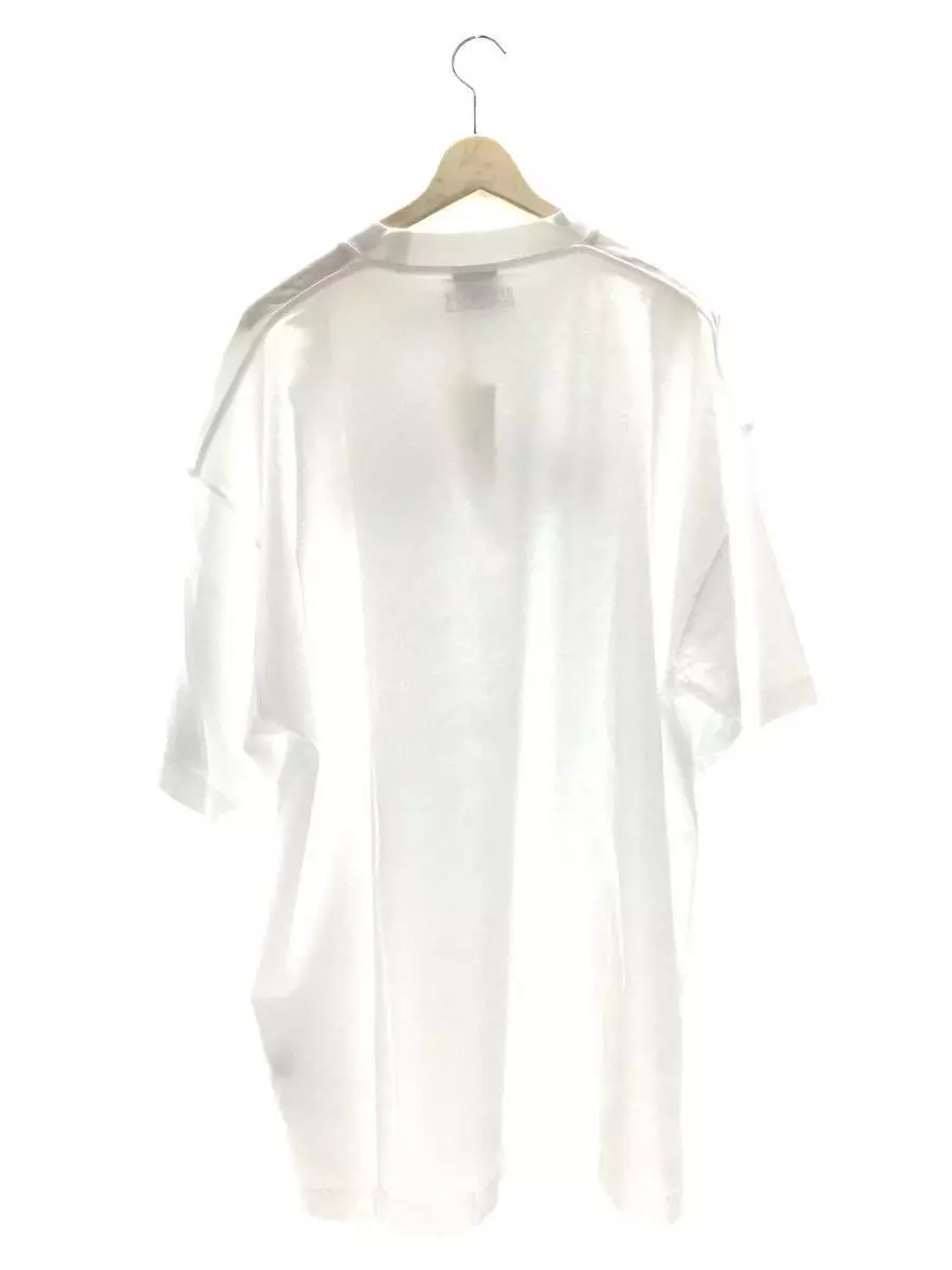 VETEMENTS 21AW FRANCE LOGO T-SHIRT XL white cotton UA52TR290F