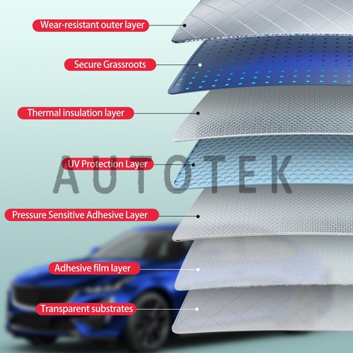 Película precortada ventanas delanteras de dos puertas cualquier tono de tinte para coche Lincoln Town 2003-2011 - Imagen 6 de 12