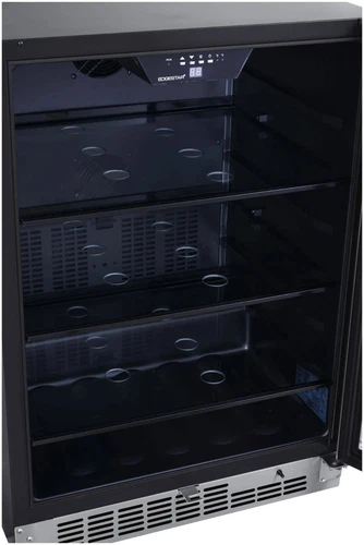 EdgeStar CBR1502SG 24"W Front Vent 142-Can Beverage Cooler Fridge w/Tinted Door - Picture 5 of 11