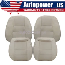 For 2008- 2014 Mercedes Benz C300 Driver Passenger Replacement Seat Cover Lt Tan