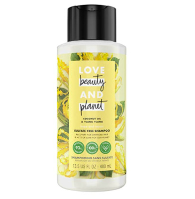 Love Beauty & Planet Sulfate-Free Shampoo for Damaged Hair 13.5 oz