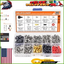 360-Piece Computer Screw Assortment Kit for DIY PC Builders  Professionals