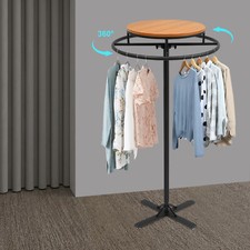 Round Clothing Rack Clothing Display Rack Floor-standing Garment Hanging Rack