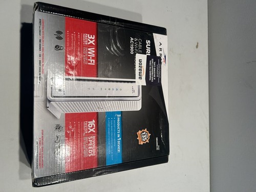 ARRIS SURFboard SBG6900AC Docsis 3.0 16x4 Cable Modem/ Wi-Fi AC1900, Router - Picture 2 of 10