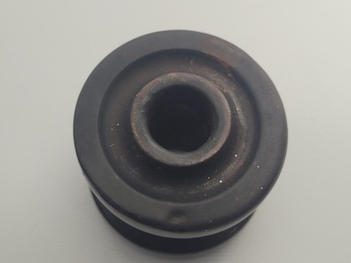 Vintage Brown Ceramic Porcelain Spool Insulator Telephone Electrical Supply Wire - Picture 6 of 10