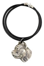Cane Corso, Italian Cane Corso - Necklace with dog, silver-plated pendant for do