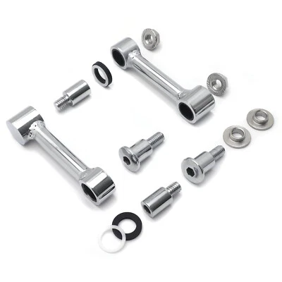 Kit De Support De Fixation Pour Pare-Boue Avant Chrome Harley 93-06 Softail - Photo 1/4