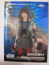 STAR WARS TOPPS CHROME DRASH BLUE BLASTER PULSAR REFRACTOR 2024