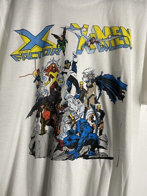 Vintage 1989 Marvel Comics X-Men X-Factor Shirt | eBay