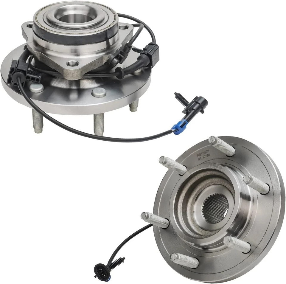 4WD Front CV Axles and Wheel Bearings Hub for 2006 2007 2008 2009 2010 Hummer H3 - Image 3 of 4