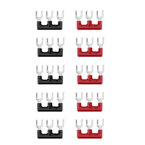 5 Sets 3-Position 600V 15A Dual Row Screw Terminal Blocks & Pre-Insulated Strip - Picture 3 of 8