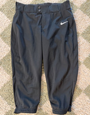 Nike Men's Softball Baseball/Softball Pants Size M Black