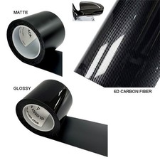 Black Vinyl Wrap For Blackout Chrome Delete-trim W Air Release Glossymatte