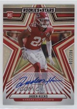 2024 Panini Rookies & Stars Longevity Signatures /299 Jaden Hicks #137 Auto 05is