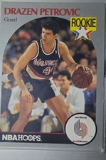 1990-91 NBA Hoops - Drazen Petrovic #248 (RC)