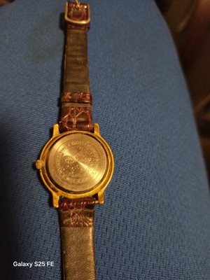 Timex Disney Lion King Watch W/ Simba And Leather Band From 1994 