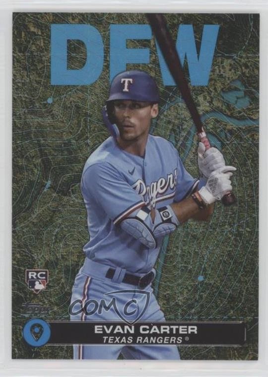 2024 Topps Series 2 City to City Blue Evan Carter #CTC-16 Rookie RC 0v33