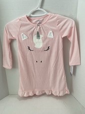 Carter  s Girls 3T Pink Unicorn Nightgown