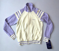 VTG MacGregor Womens Deadstock w/ Flaws Full Zip Sweatshirt Sz M Purple  Cream