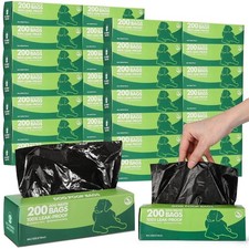 6000 Counts Dog Poop Waste Bags 30 Rolls Extra Thick Strong Leak PET Proof Ba...