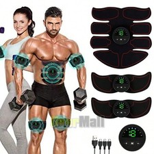 EMS Abdominal Muscle Toning Trainer ABS Stimulator Toner Fitness Binder Gym Belt