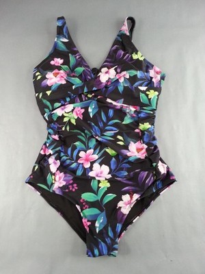 bouquet floral ruched swim dress Floral Print Ruffle Hem Knot Front Ruched Swim Dress BloomChic